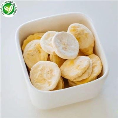 Pakastekuivatut banaanit myytävänä